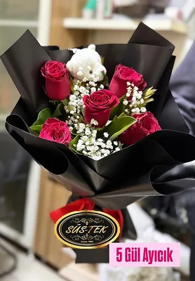 5 Gül Buket Ayıcıklı
