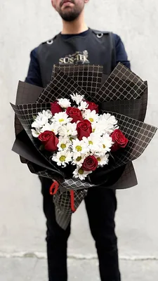 7 Gül Papatya Buketi